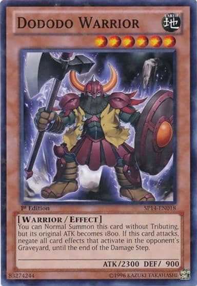Dododo Warrior Starfoil Star Pack 2014 Yu-Gi-Oh! card