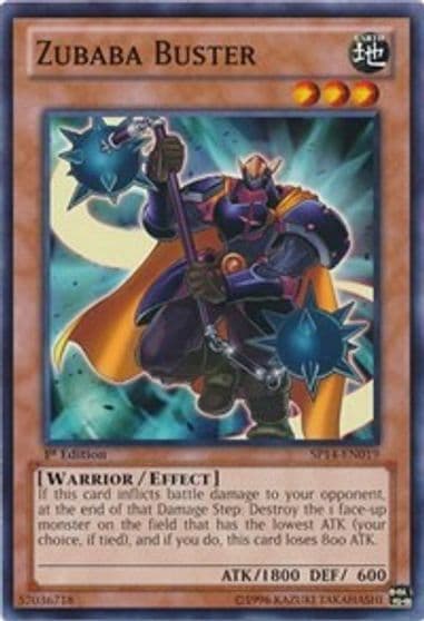 Zubaba Buster Star Pack 2014 Yu-Gi-Oh! card