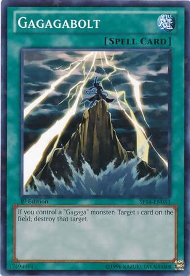 Gagagabolt Starfoil Star Pack 2014 Yu-Gi-Oh! card