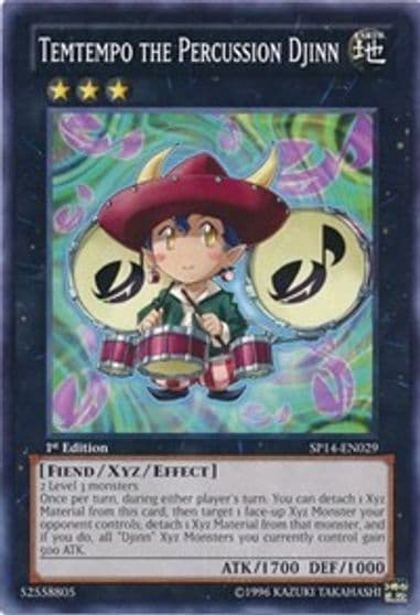 Temtempo the Percussion Djinn Star Pack 2014 Yu-Gi-Oh! card