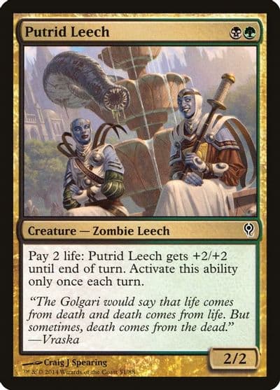 Putrid Leech Duel Decks: Jace vs. Vraska Magic card