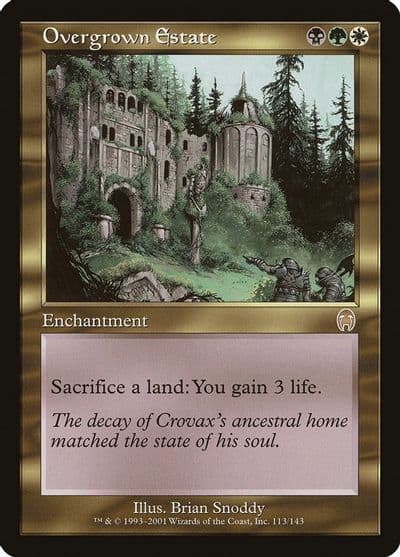 Overgrown Estate Apocalypse Magic card