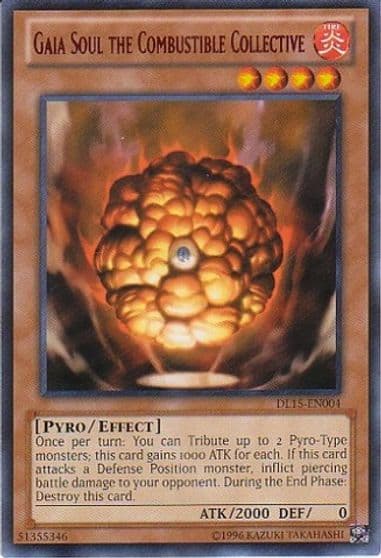 Gaia Soul the Combustible Collective Red Duelist League Promo Yu-Gi-Oh! card