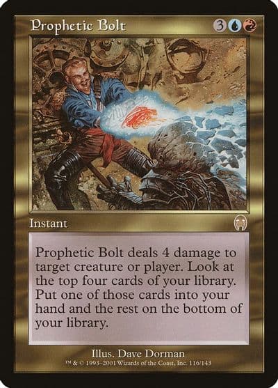 Prophetic Bolt Apocalypse Magic card