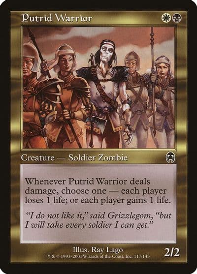 Putrid Warrior Apocalypse Magic card