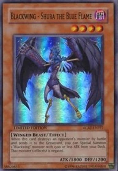 Blackwing Shura the Blue Flame Duelist Pack Collection Tin Yu-Gi-Oh! card