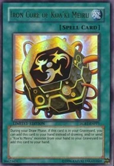 Iron Core of Koaki Meiru Duelist Pack Collection Tin Yu-Gi-Oh! card
