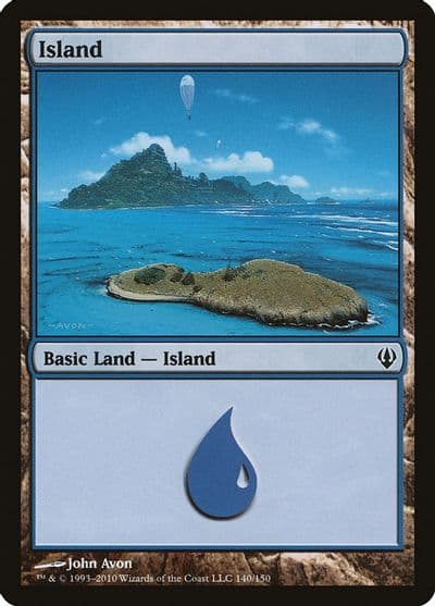 Island 140 Archenemy Magic card