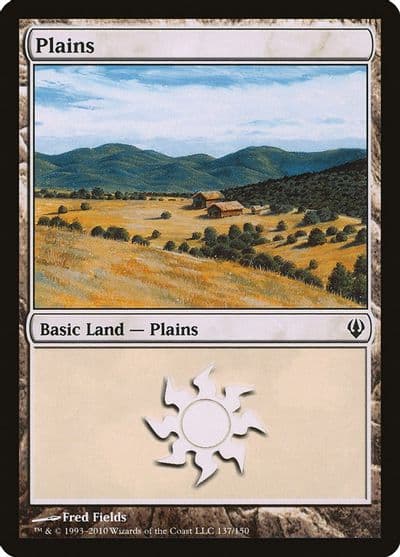 Plains 137 Archenemy Magic card