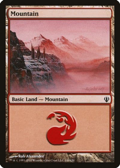 Mountain 146 Archenemy Magic card
