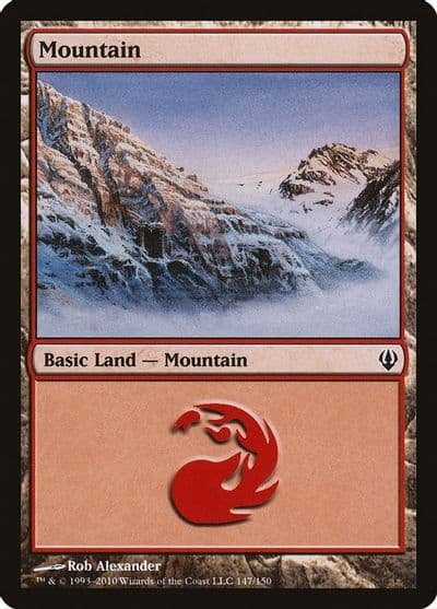 Mountain 147 Archenemy Magic card
