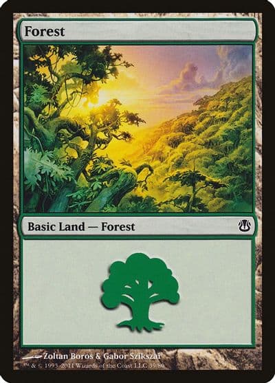 Forest 39 Duel Decks: Ajani vs. Nicol Bolas Magic card