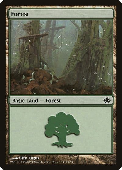 Forest 29 Duel Decks: Garruk vs. Liliana Magic card