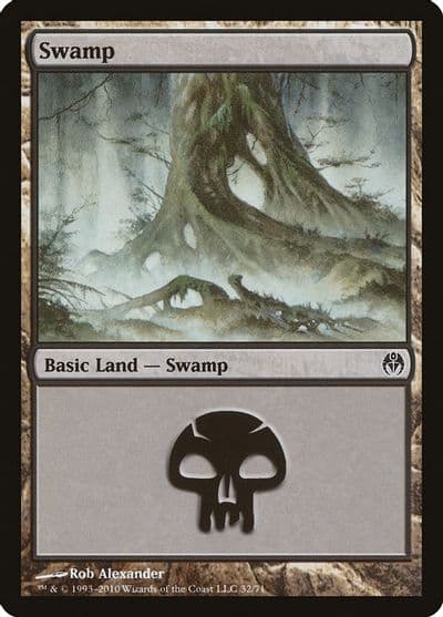 Swamp 32 Duel Decks: Phyrexia vs. the Coalition Magic card