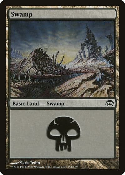 Swamp 154 Planechase Magic card