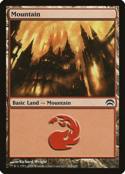 Mountain 162 Planechase Magic card