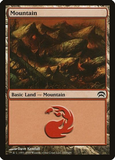 Mountain 163 Planechase Magic card