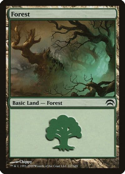 Forest 167 Planechase Magic card