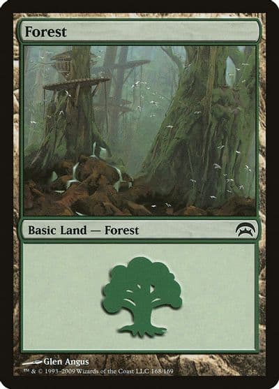 Forest 168 Planechase Magic card