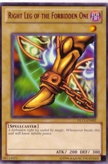 Right Leg of the Forbidden One Red Duelist League Promo Yu-Gi-Oh! card