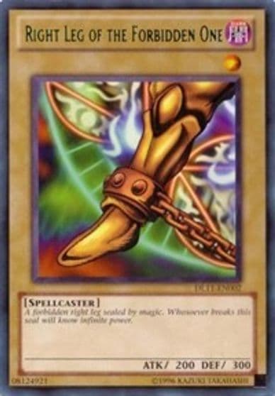 Right Leg of the Forbidden One Blue Duelist League Promo Yu-Gi-Oh! card