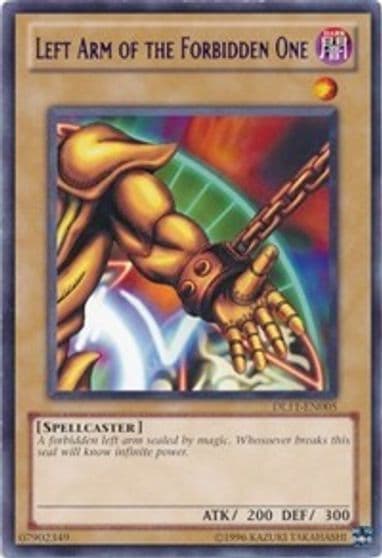 Left Arm of the Forbidden One Blue Duelist League Promo Yu-Gi-Oh! card
