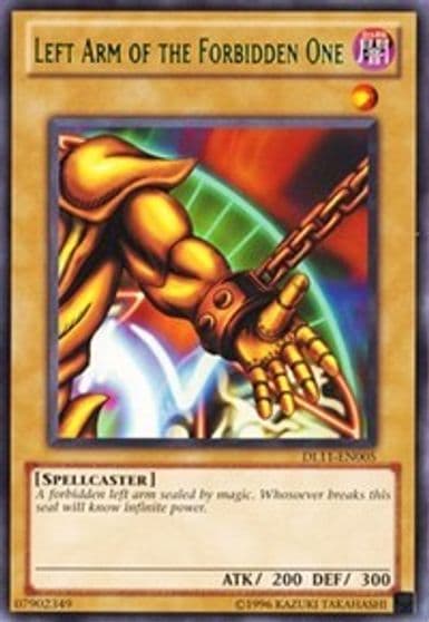 Left Arm of the Forbidden One Green Duelist League Promo Yu-Gi-Oh! card