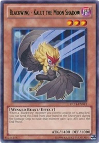 Blackwing Kalut the Moon Shadow Blue Duelist League Promo Yu-Gi-Oh! card