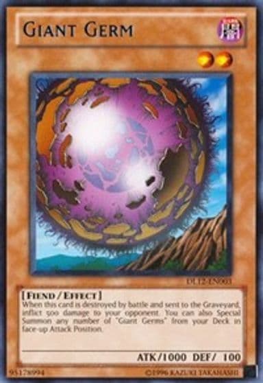 Giant Germ Blue Duelist League Promo Yu-Gi-Oh! card