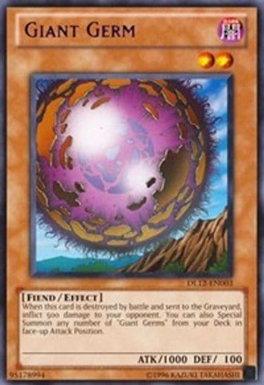 Giant Germ Purple Duelist League Promo Yu-Gi-Oh! card