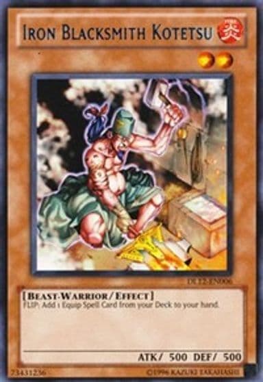 Iron Blacksmith Kotetsu Blue Duelist League Promo Yu-Gi-Oh! card