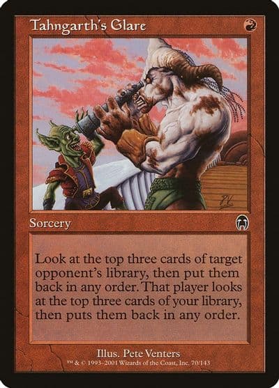 Tahngarths Glare Apocalypse Magic card