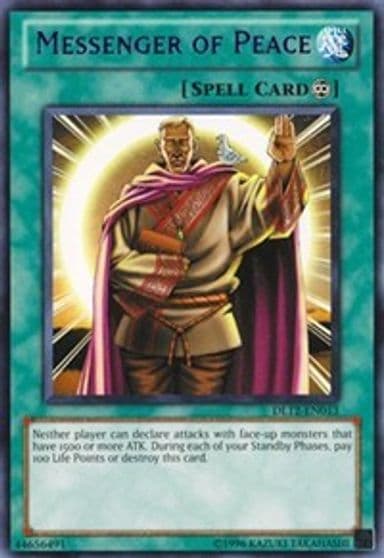 Messenger of Peace Purple Duelist League Promo Yu-Gi-Oh! card