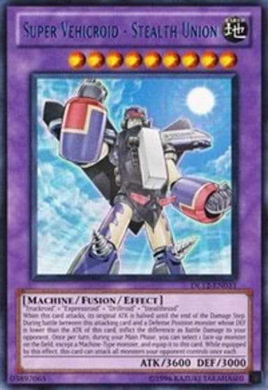 Super Vehicroid Stealth Union Blue Duelist League Promo Yu-Gi-Oh! card