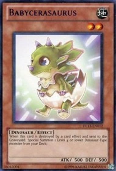 Babycerasaurus Purple Duelist League Promo Yu-Gi-Oh! card
