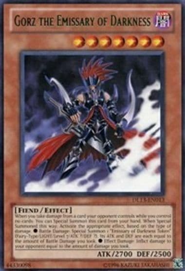 Gorz the Emissary of Darkness Green Duelist League Promo Yu-Gi-Oh! card