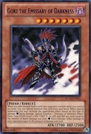 Gorz the Emissary of Darkness Purple Duelist League Promo Yu-Gi-Oh! card