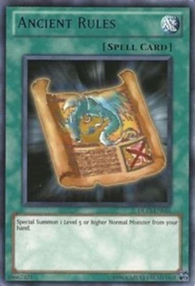 Ancient Rules Blue Duelist League Promo Yu-Gi-Oh! card