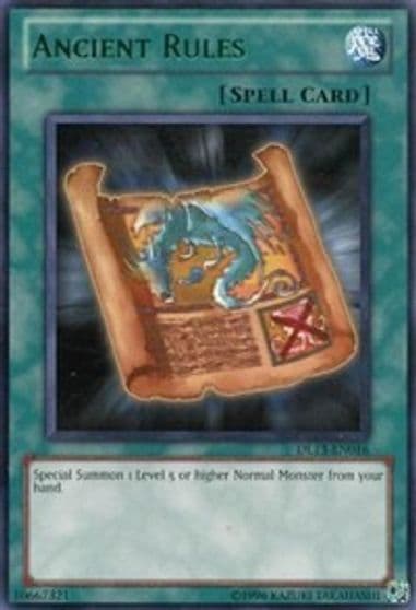 Ancient Rules Green Duelist League Promo Yu-Gi-Oh! card