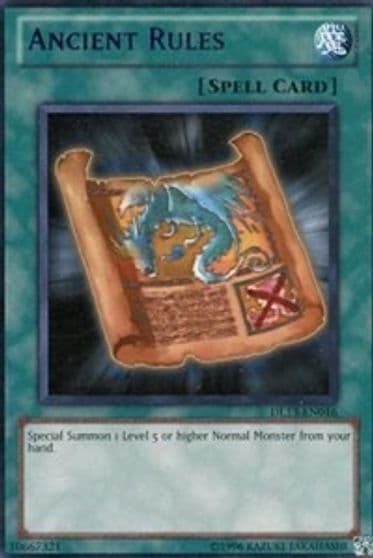Ancient Rules Purple Duelist League Promo Yu-Gi-Oh! card