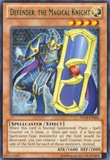 Defender the Magical Knight Green Duelist League Promo Yu-Gi-Oh! card