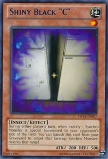 Shiny Black C Blue Duelist League Promo Yu-Gi-Oh! card