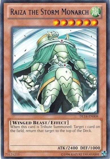 Raiza the Storm Monarch Blue Duelist League Promo Yu-Gi-Oh! card