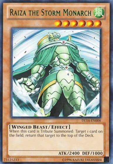 Raiza the Storm Monarch Green Duelist League Promo Yu-Gi-Oh! card