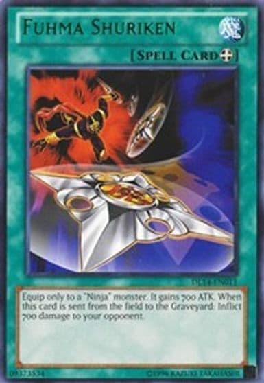 Fuhma Shuriken Green Duelist League Promo Yu-Gi-Oh! card
