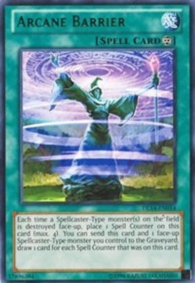Arcane Barrier Green Duelist League Promo Yu-Gi-Oh! card