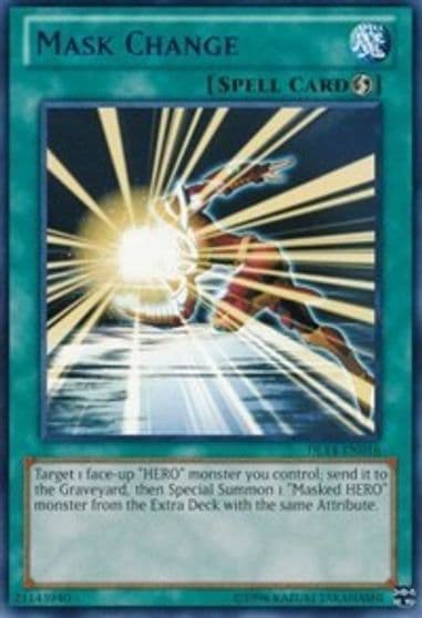 Mask Change Blue Duelist League Promo Yu-Gi-Oh! card
