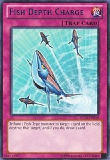 Fish Depth Charge Blue Duelist League Promo Yu-Gi-Oh! card