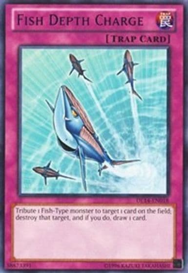Fish Depth Charge Purple Duelist League Promo Yu-Gi-Oh! card