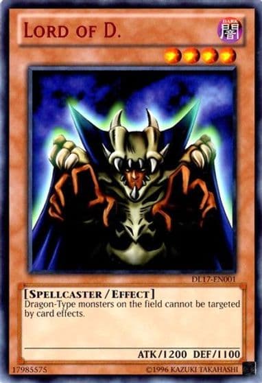 Lord of D Red Duelist League Promo Yu-Gi-Oh! card